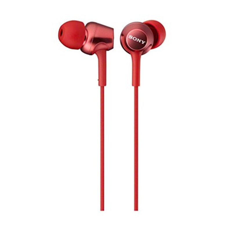 

Sony 3.5mm Jack In-Ear Headphones with Mic, Red