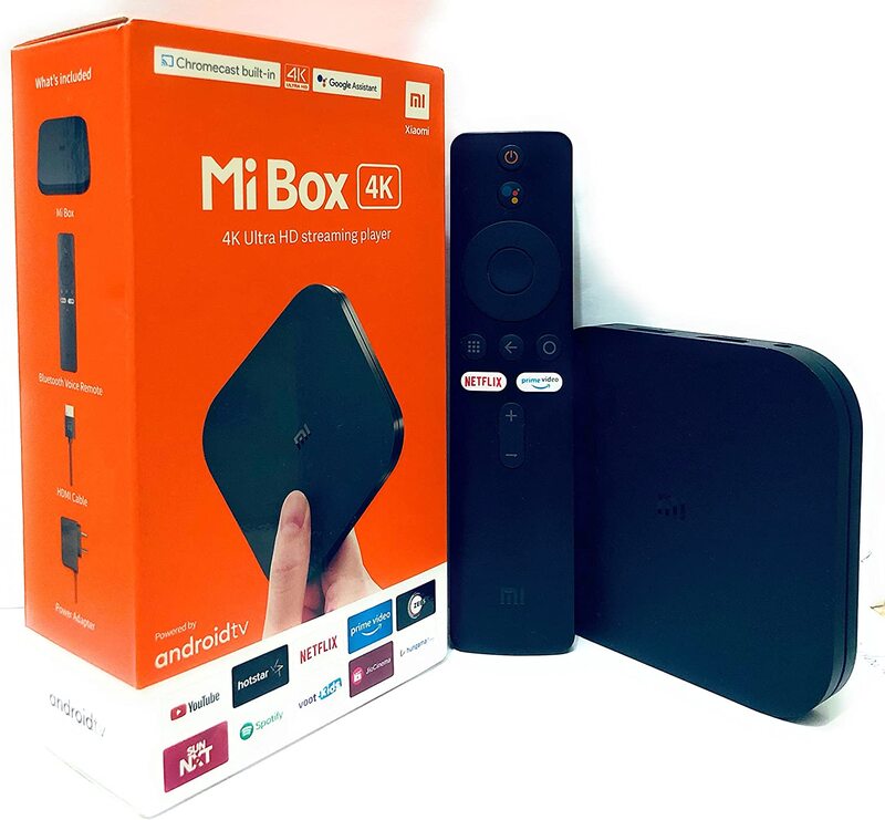 

Xiaomi Mi Android TV Box 4K Smart Intelligent 4K Ultra HD Media Player, Global Version, Black