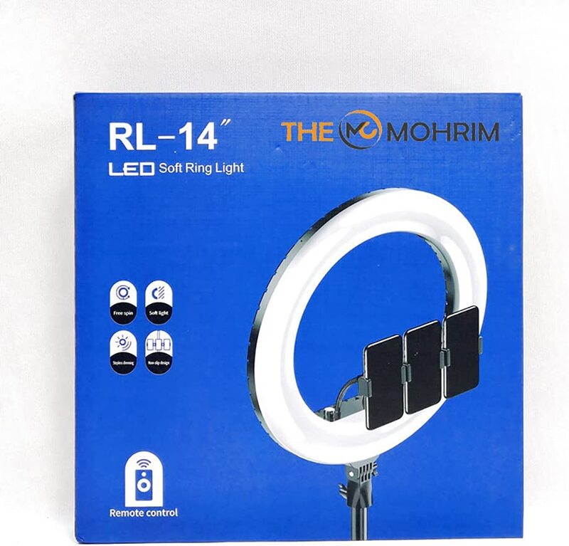 

Unspecified TheMohrim RL-14 LED Ring Light with Remote Control, White
