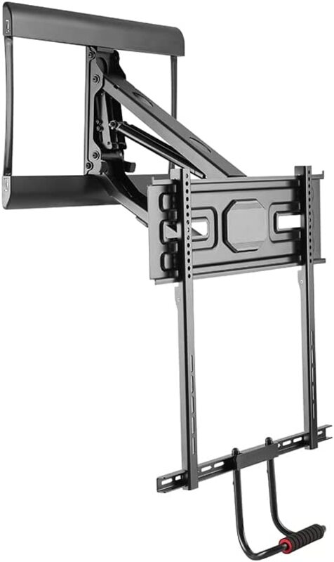 

Universal Paneriwold 3D Swivel TV Wall Mount with Kitchen Mantel Fire Safety Pull Down, PW53461P, Black