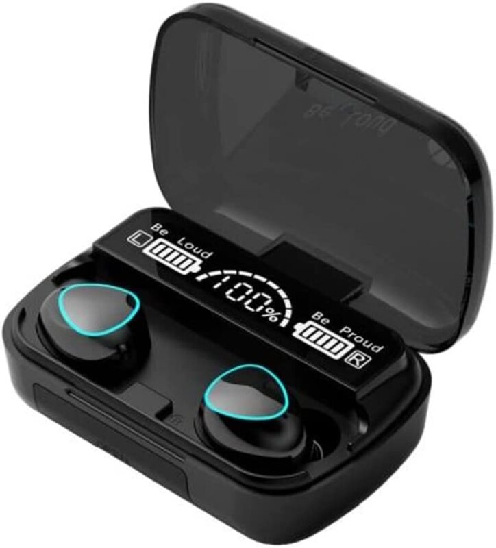 

M10 TWS Immersive Wireless In-Ear Earbuds with Mic, Black