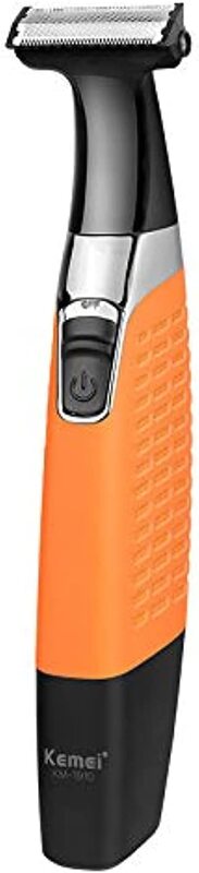 

Kemei USB Rechargeable Men Electric Shaver, KM-1910, Orange