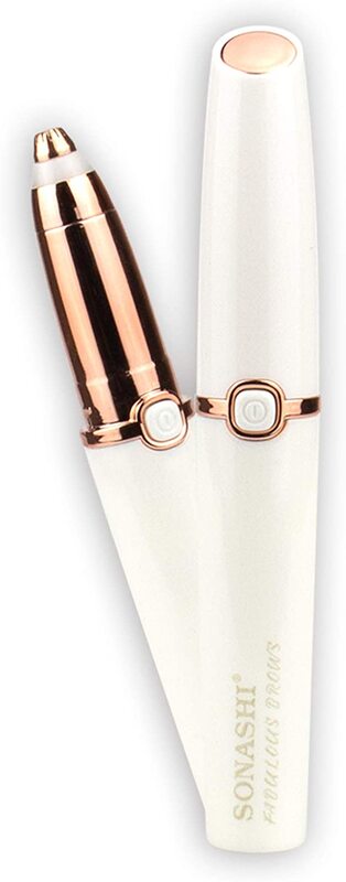 

Sonashi Fabulous Wireless Brow Hair Remover, SLD-823, White