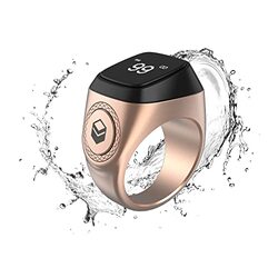 iQibla Elegant Water Resistant Smart Ring, 20mm, Rose Gold