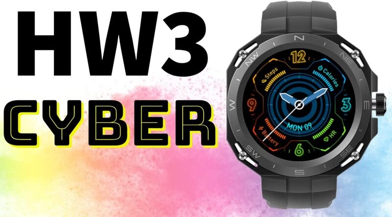 

Generic HW3 Cyber Smartwatch, Black