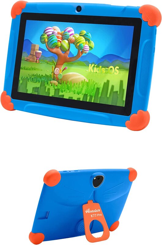 

Wintouch K77 Pro 4GB Blue 7-inch Kids Tablet, Zoom Certified, 1GB RAM