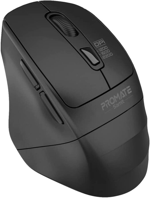 

Promate Samit Wireless Optical Mouse, Samit Black