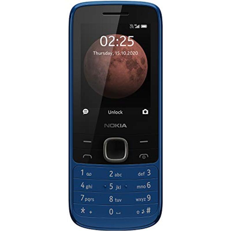 

Nokia 225 128MB Blue, 64MB RAM, 4G, Dual SIM, Normal Mobile Phone