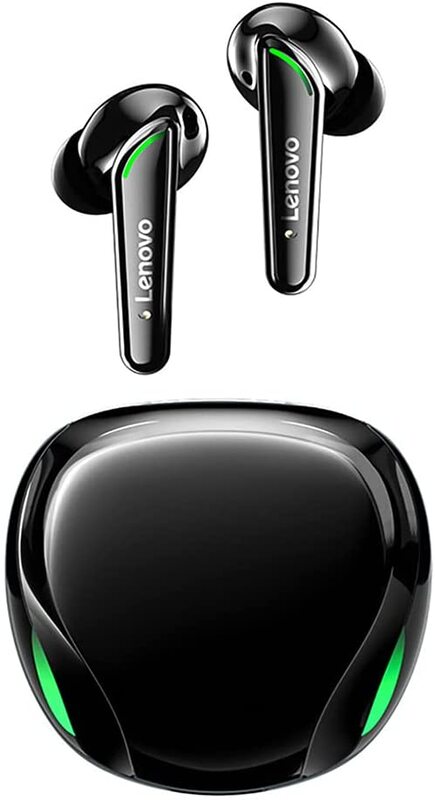 

Lenovo Thinkplus Wireless In-Ear Gaming Earbuds with Mic, XT92, Black