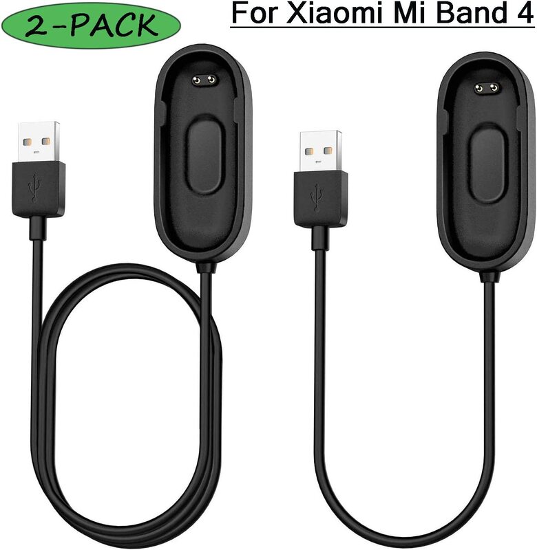 

FitTurn USB Charger for Xiaomi Mi Band 2 & Xiaomi Mi Band 3 & Xiaomi Mi Band 4, Black