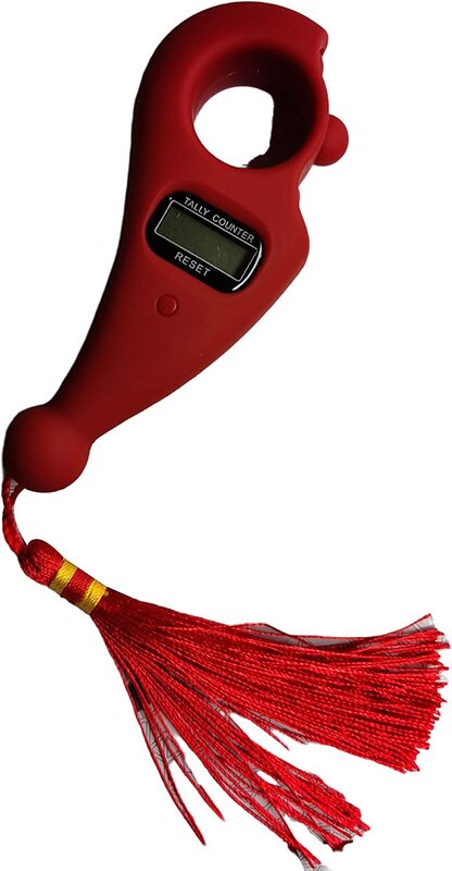 

Royal Wind Tasbeeh Digital Finger Counter, Red