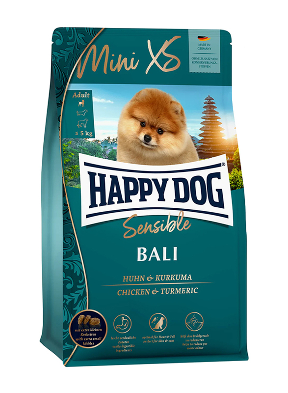 

Happy Dog Mini XS Bali Chicken & Turmeric Dog Dry Food, 1.3 Kg