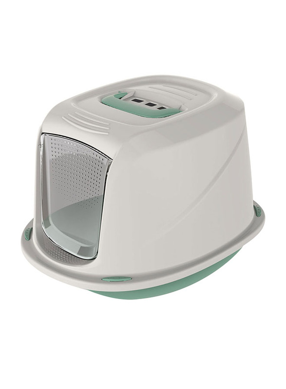 

Georplast Galaxy Deluxe Cat Litter Box, Green