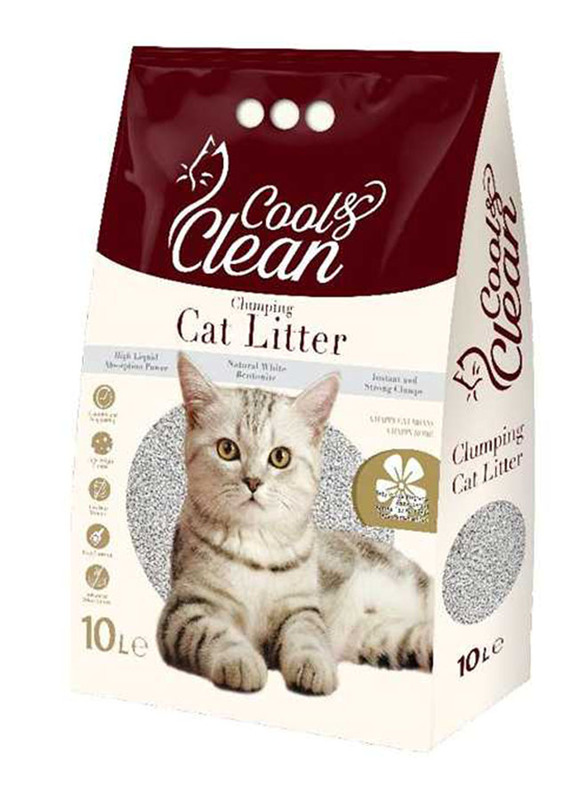 

Patimax Cool & Clean Clumping Cat Baby Powder Litter, 10 Liters, Brown