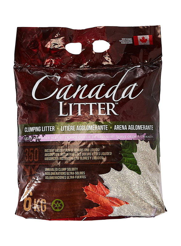 

Canada Litter Lavender Scent Clumping Cat Litter, 6 Kg