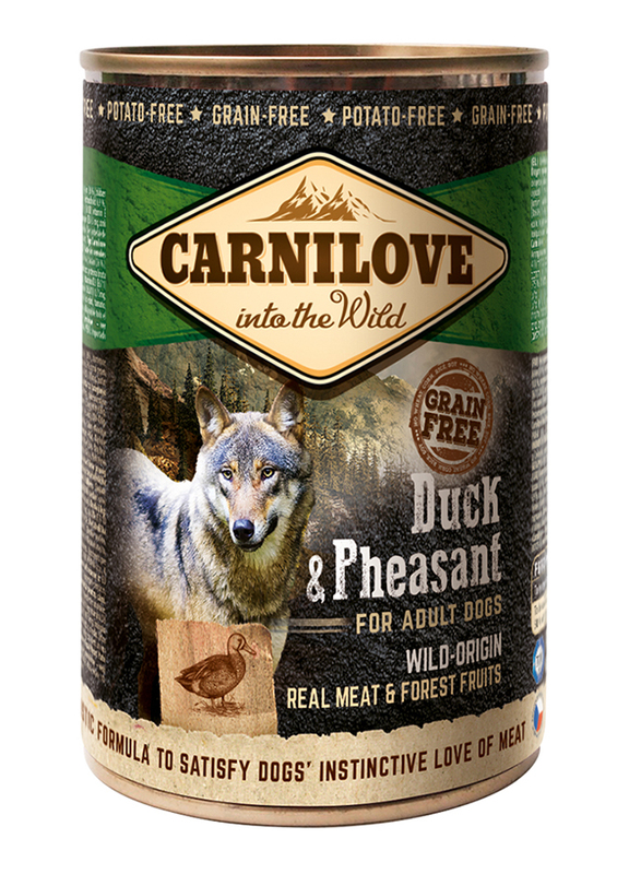 

Carnilove Duck & Pheasant Adult Dog Wet Food, 400g