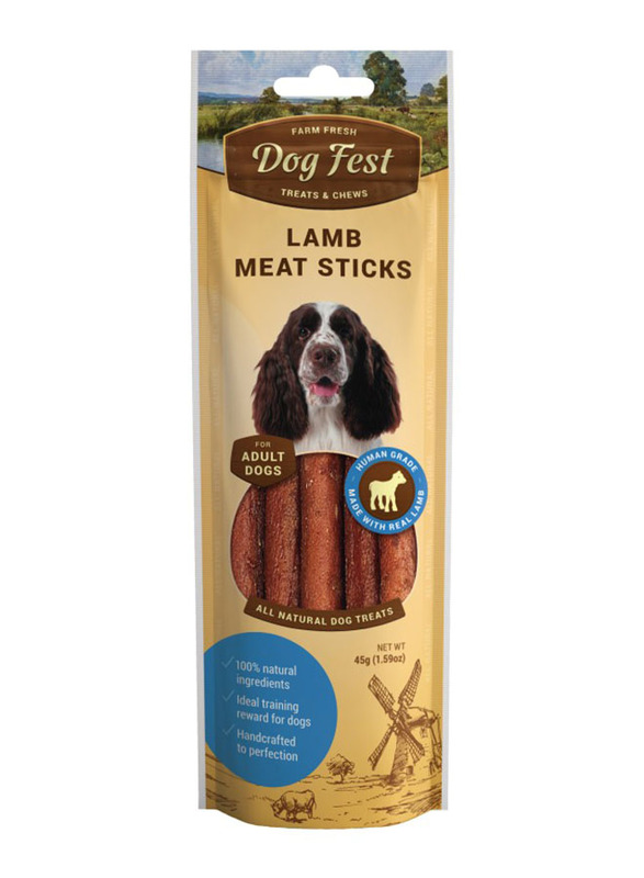 

Dog Fest Lamb Meat Sticks Adult Dogs Dry Food, 45g