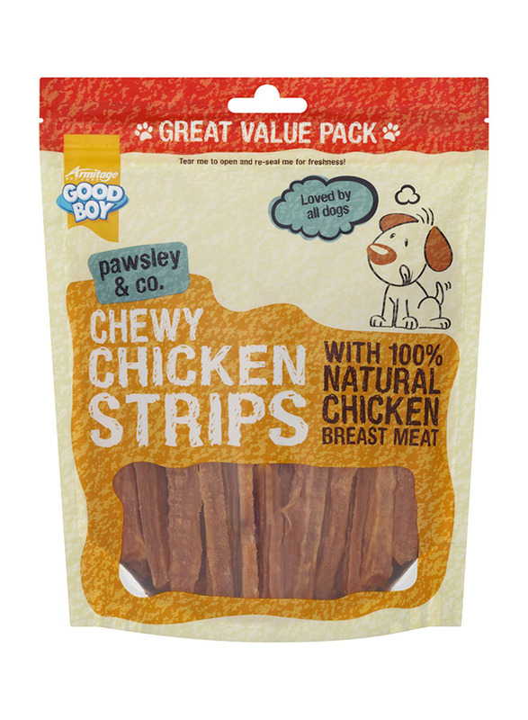 

Armitage Pawsley & Co. Chewy Chicken Strips Dog Dry Food, 350g