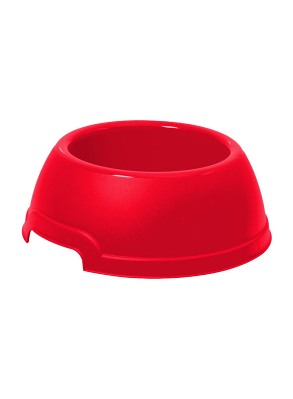 

Georplast Lucky Plastic Antislip Pet Bowl, Small, Red