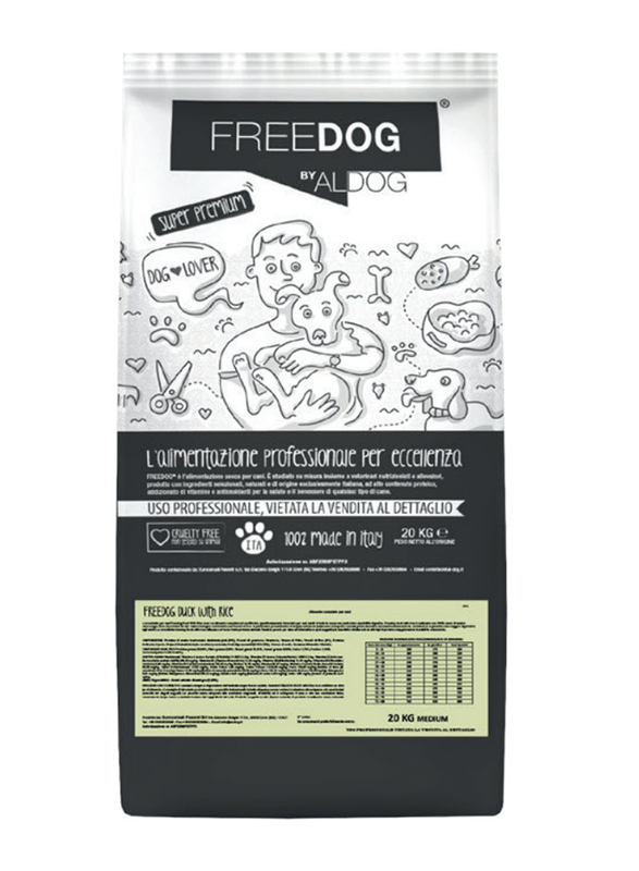 

Aldog Duck Adult Dog Dry Food, 20Kg