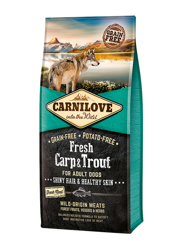 

Carnilove Fresh Carp & Trout Adult Dog Dry Food, 12 Kg