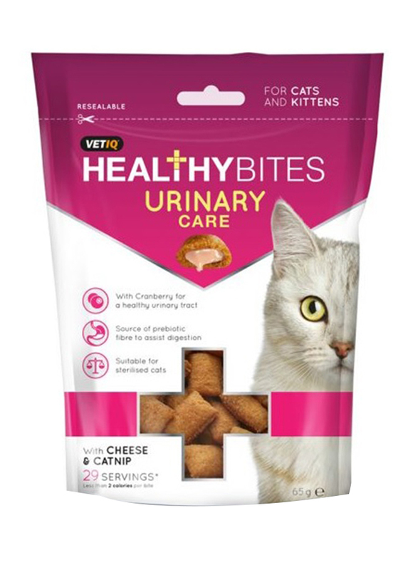

VET IQ Healthy Bites Urinary Care for Cats & Kittens Dry Food, 65g