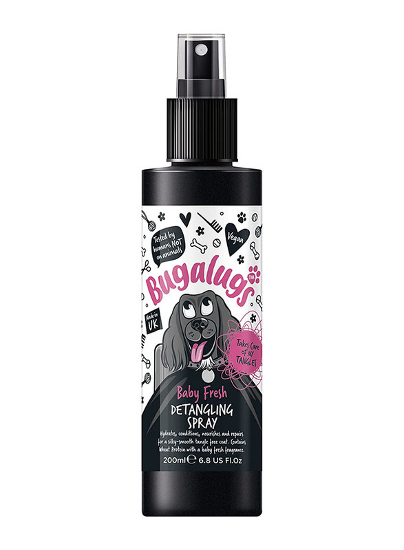 

Bugalugs Baby Fresh Detangling Spray, 200ml, Black