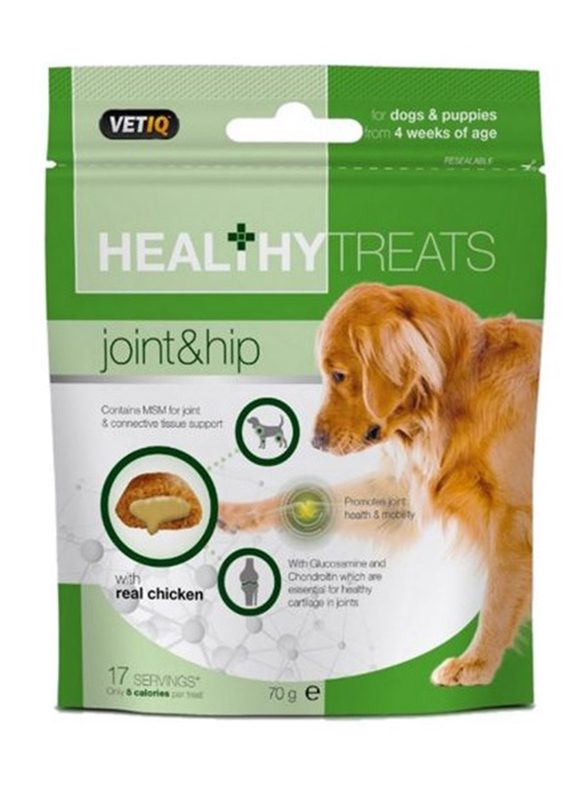 

VET IQ Healthy Treats Joint & Hip for Dogs & Puppy Dry Food, 70g