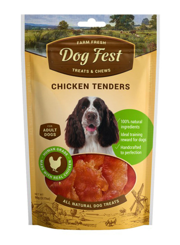 

Dog Fest Chicken Tenders Adult Dogs Dry Food, 90g