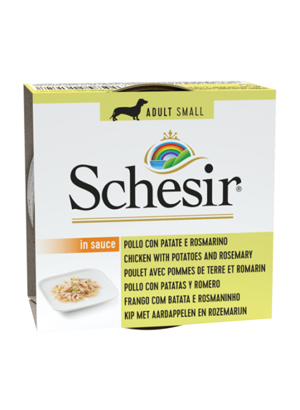 

Schesir Can Chicken With Potatoes And Rosemary Dog Wet Food, 14 x 85g