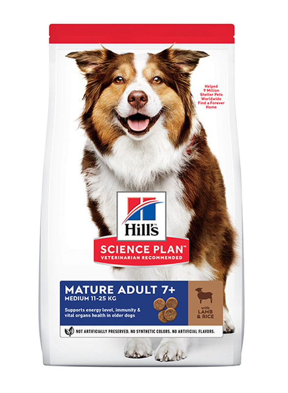 

Hill's Science Plan Medium Mature Adult Dog Dry Food with Lamb & Rice, 14 Kg