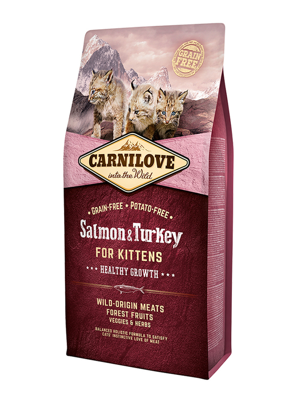 

Carnilove Salmon & Turkey Cat Dry Food, 6 Kg