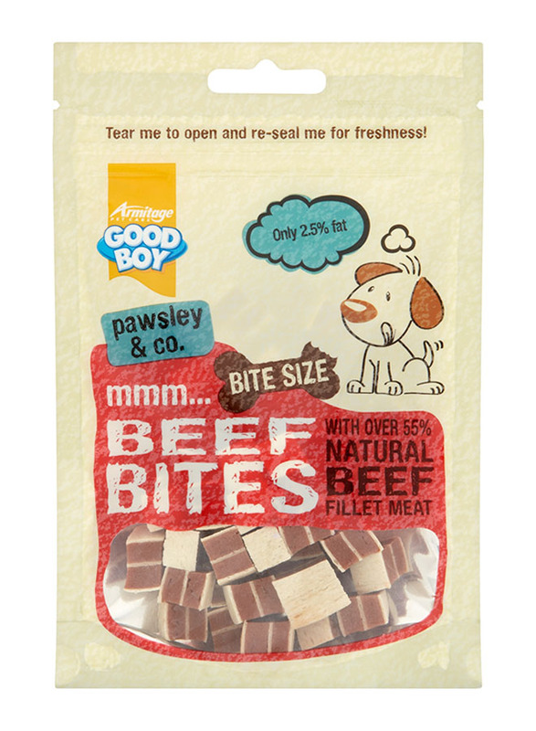 

Armitage Pawsley & Co. Deli Bites Beef Dog Dry Food, 65g