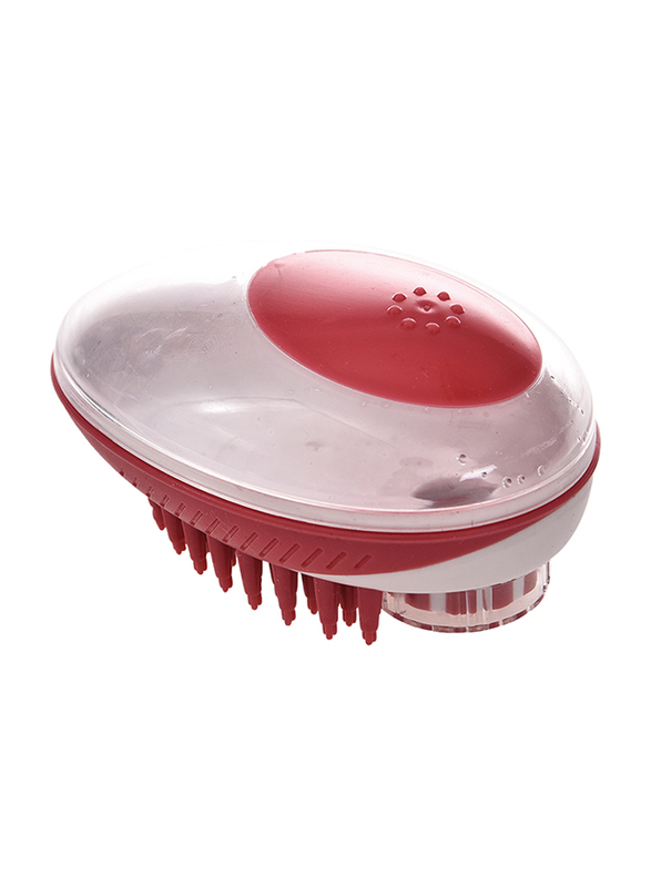 

M-PETS Rubeaz Soap Dispenser & Brush, Red