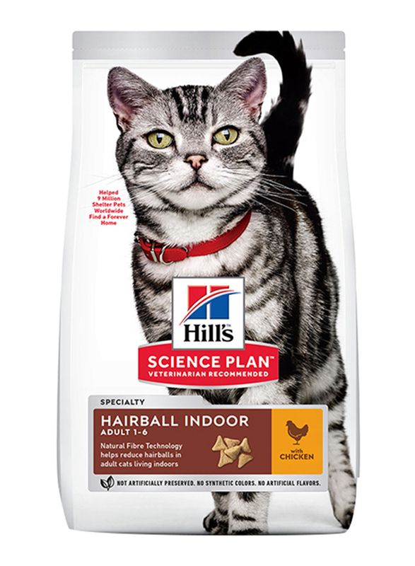 

Hill's Science Plan Hairball Indoor with Chicken Cat Dry Food, 3 Kg