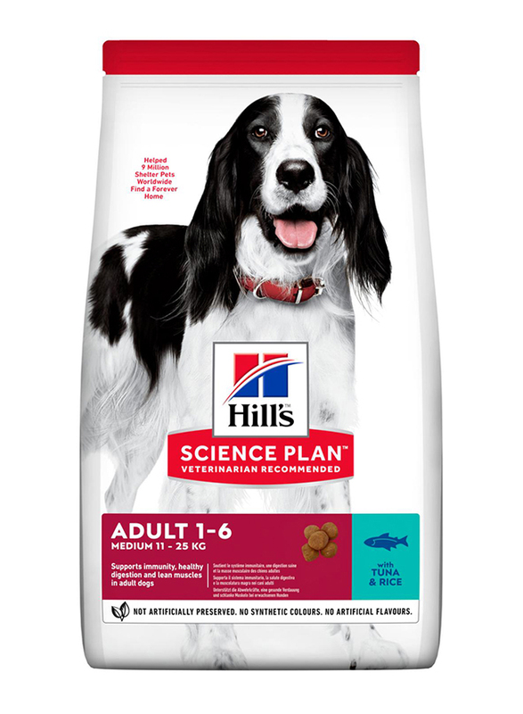 

Hill's Science Plan Tuna & Rice Medium Adult Dog Dry Food, 12Kg
