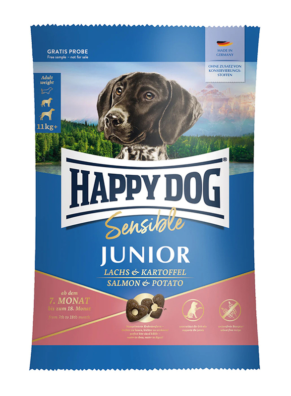 

Happy Dog Sensible Junior Lachs & Kartoffel Dog Dry Food, 4 Kg