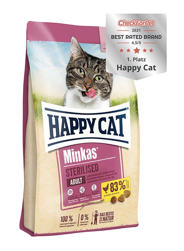 

Happy Cat Minkas Sterilized Adult Dry Food, 10 Kg