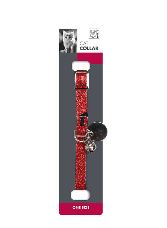 

M-PETS Glitter Cat Collar, Red