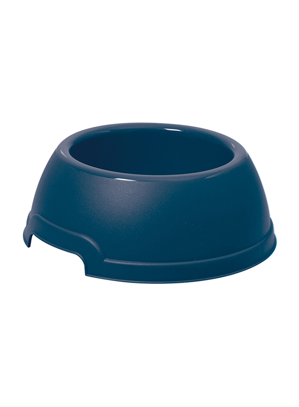 

Georplast Lucky Plastic Antislip Pet Bowl, Large, Navy Blue