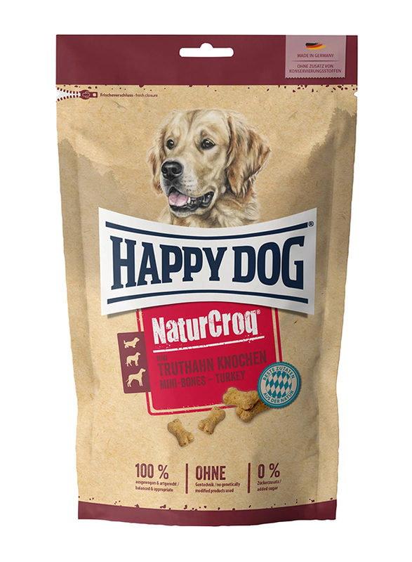 

Happy Dog NaturCroq Mini Bones Turkey Flavour Adult Dogs Dry Food, 700g