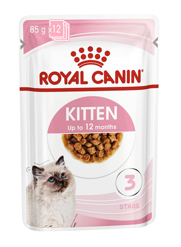 

Royal Canin Feline Health Nutrition Kitten Gravy Wet Food, 12 x 85g