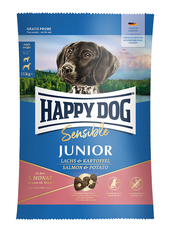 

Happy Dog Sensible Junior Lachs & Kartoffel Dog Dry Food, 1 Kg