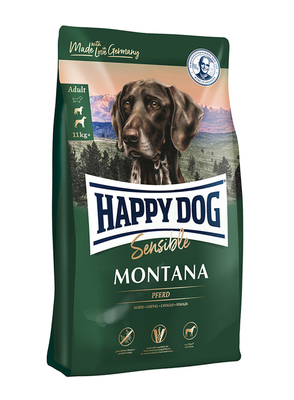 

Happy Dog Supreme Sensible Montana Pferd Adult Dog Dry Food, 4 Kg