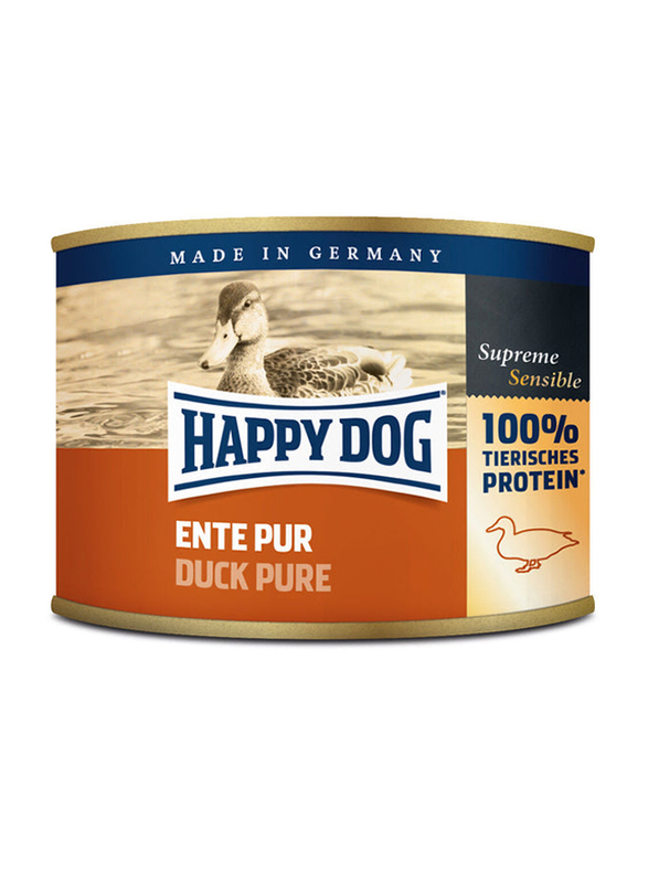 

Happy Dog Pure Duck Dog Wet Food, 0.4 Kg