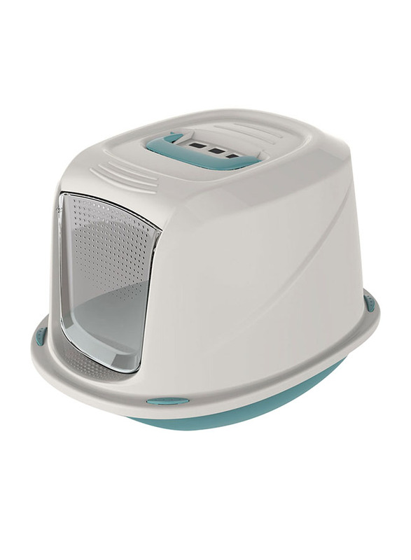 

Georplast Galaxy Deluxe Cat Litter Box, Blue