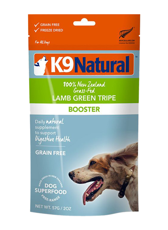 

K9 Natural Freeze Dried Lamb Tripe Booster for Dogs, 57g