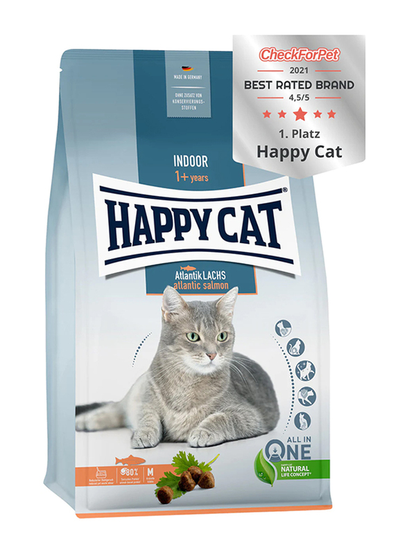 

Happy Cat Indoor Atlantic Lachs Cat Dry Food, 1.3 Kg