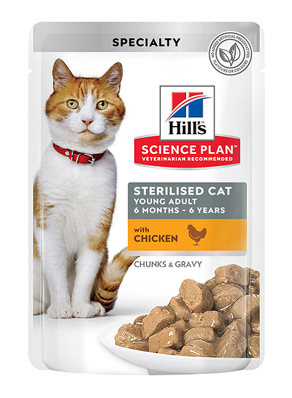 

Hill's Science Plan Perfect Weight with Chicken Adult Cat Food, 12 x 85g