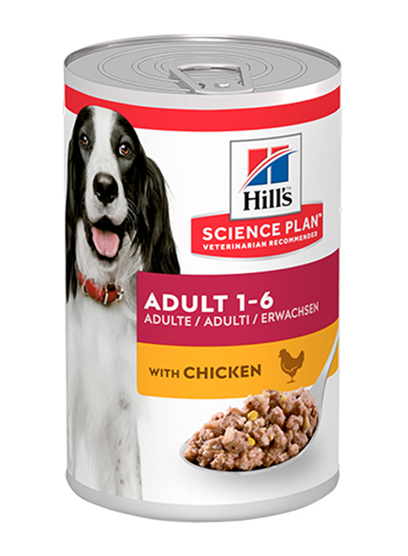 

Hill's Science Plan Adult Dog Wet Food with Chicken, 12 x 370g